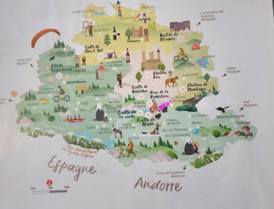 Gite La Grangette De Pauline 메르쿠스 가라베 외부 사진